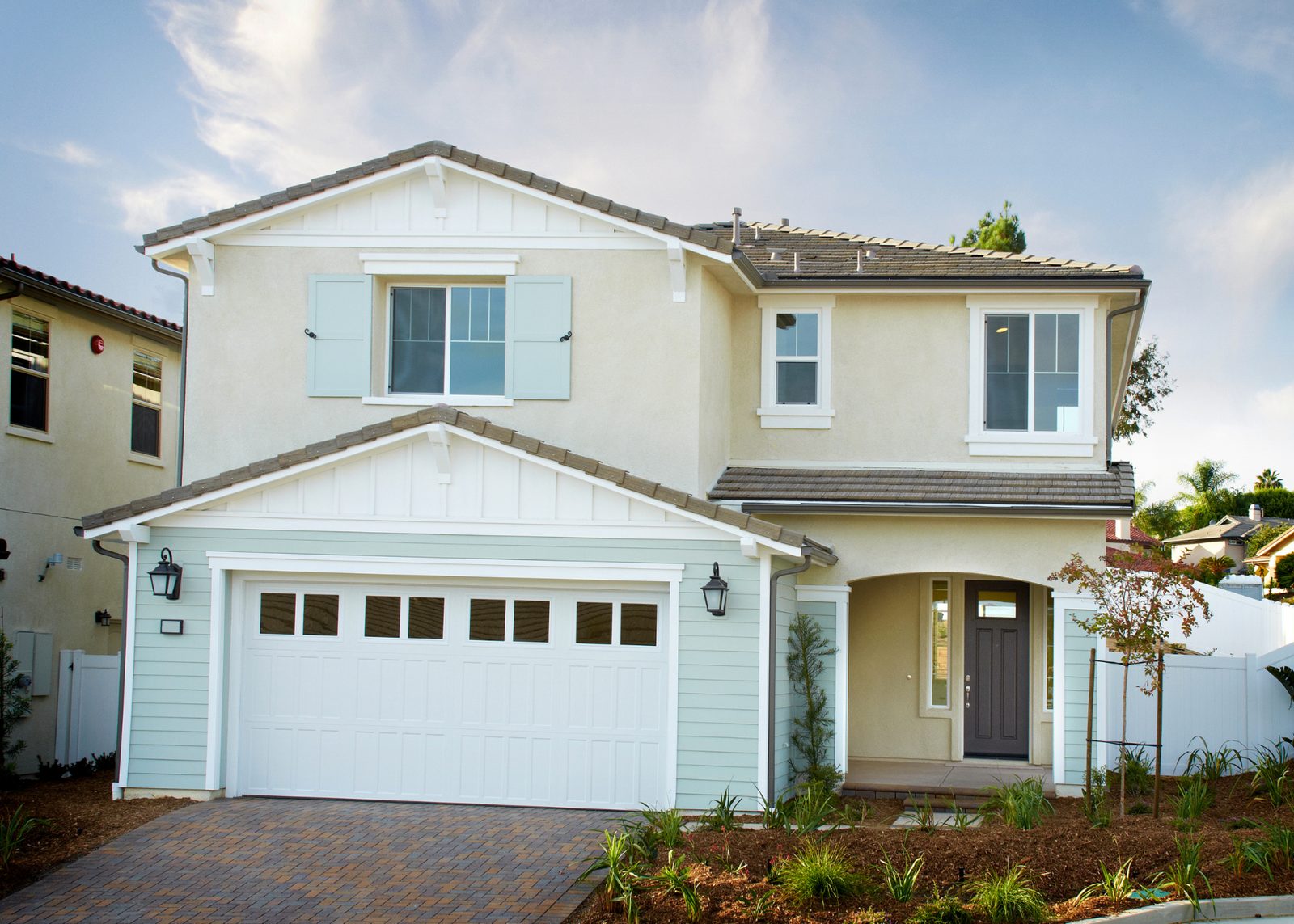 Refreshed exterior trim and siding