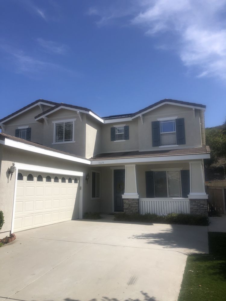 Residential painting project in North County