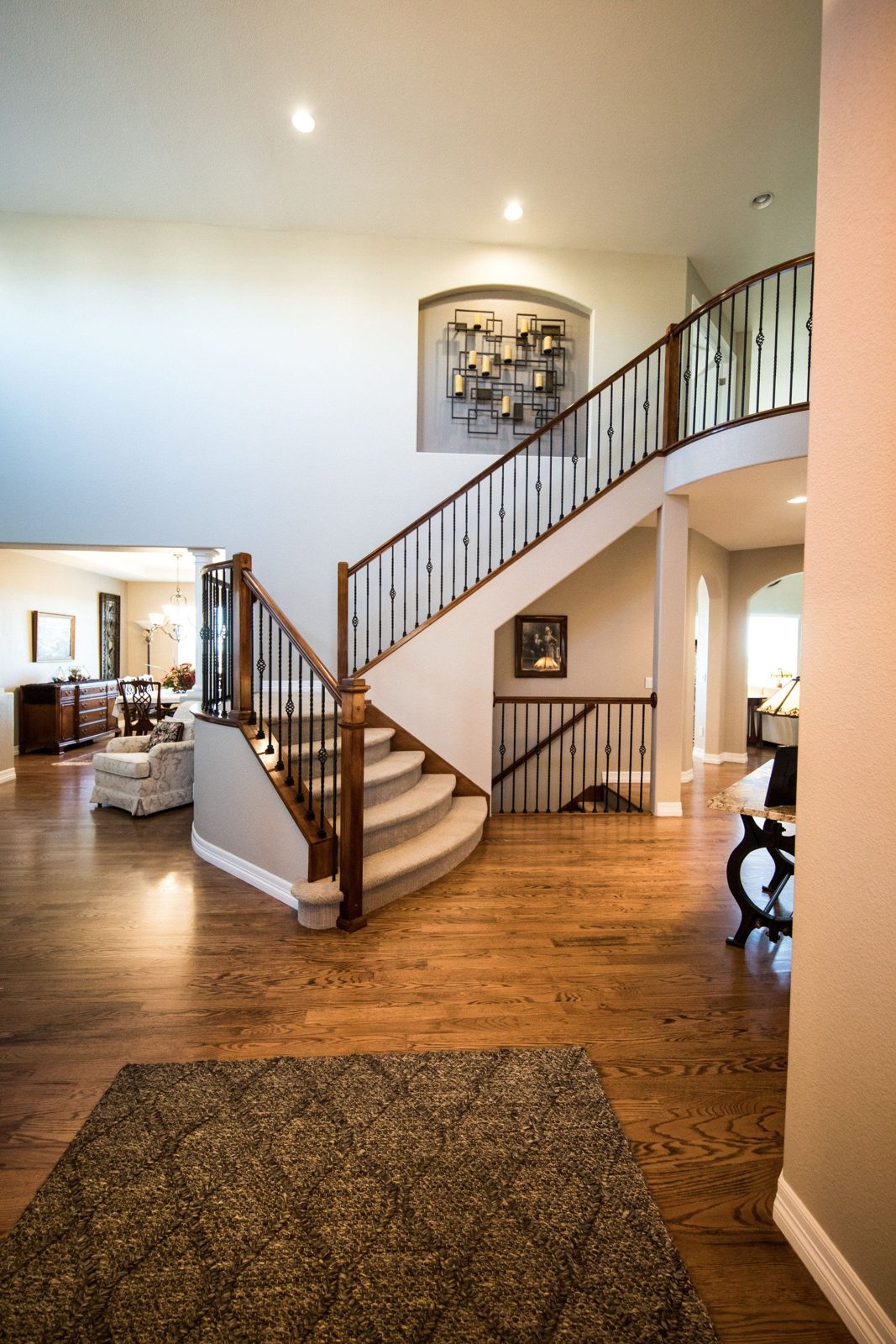 Detailed trim and wall painting work