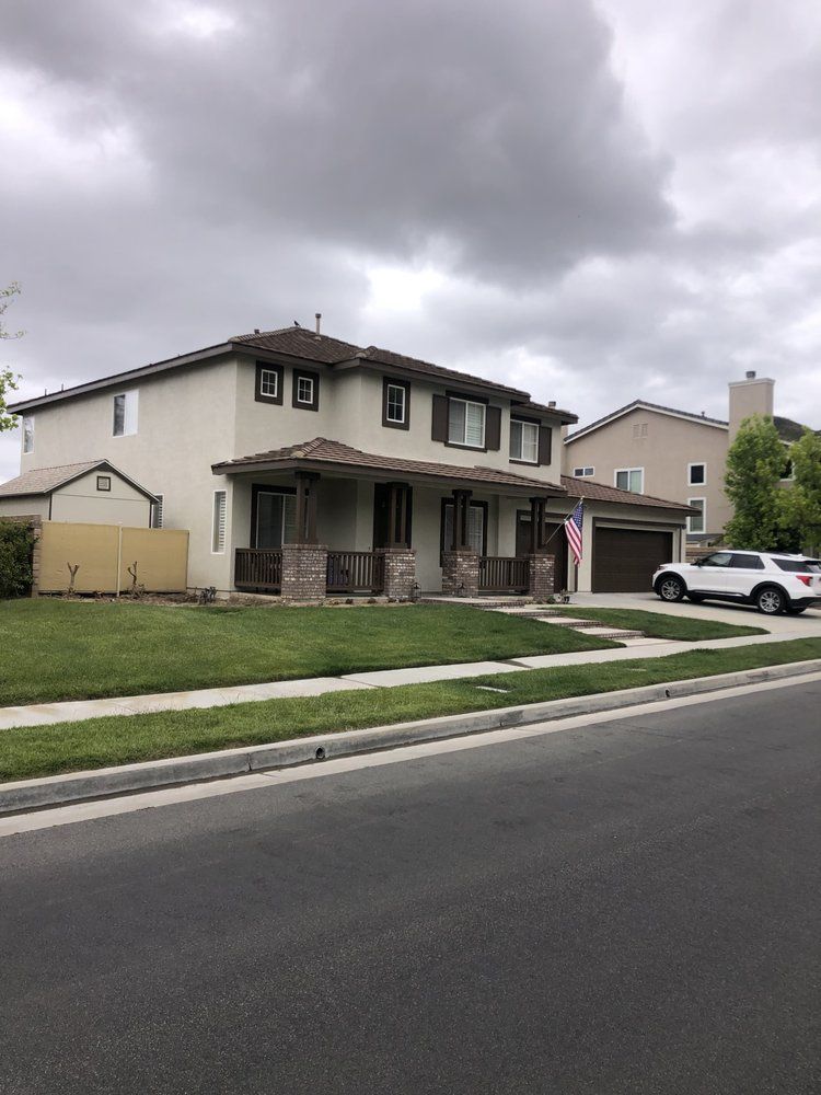 Residential paint project completed